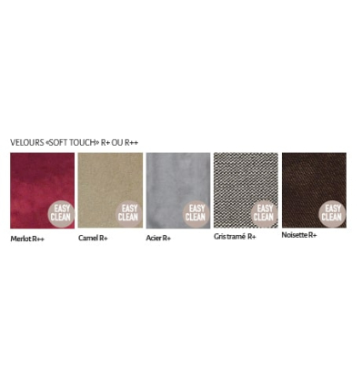 Coloris velours fauteuil releveur 1 moteur Confort Premium