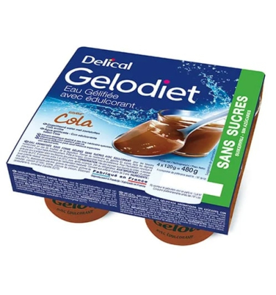 Eau gélifiée Gelodiet cola Delical
