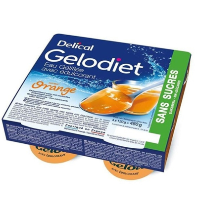 Eau gélifiée Gelodiet orange Delical