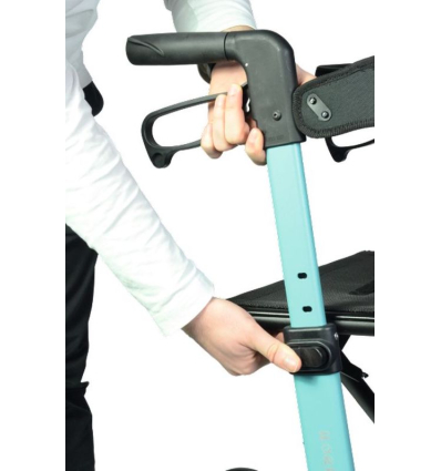 Rollator 4 roues pliable Karibu Forta réglable en hauteur