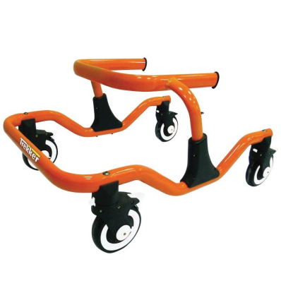 Rollator 4 roues enfant Pivot orange