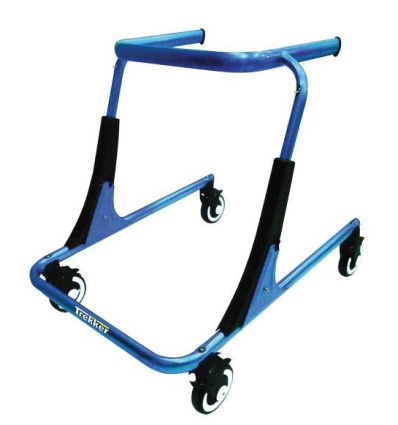 Rollator 4 roues enfant Pivot bleu