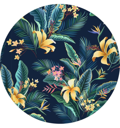 Gaine décor pour customiser une canne de marche fleurs