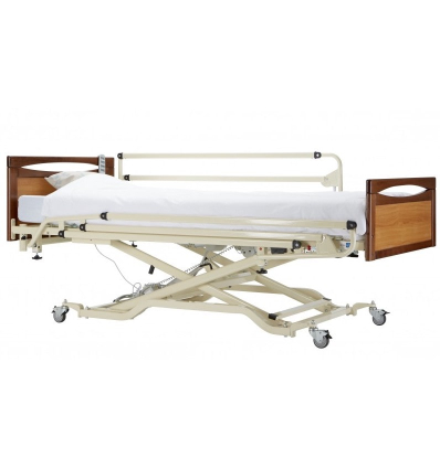 Lit médicalisé Alzheimer Euro 3800 Panneaux Main Courante Merisier