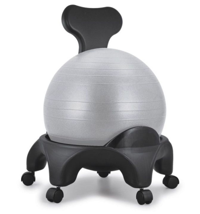 Chaise ergonomique avec ballon Tonic Chair Originale gris