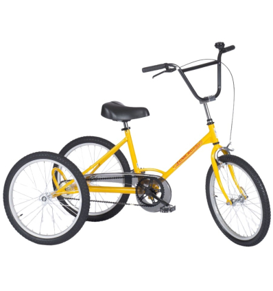 Tricycle enfant adulte handicapé Tonicross Basic Rupiani jaune