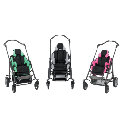 Coloris de la poussette handicapé enfant Geko Rupiani