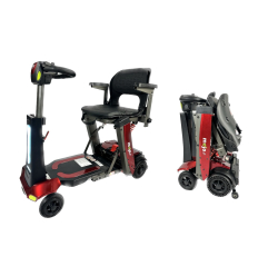 Scooter électrique 4 roues pliable Ergo MOJO Lit rouge