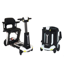 Scooter électrique 4 roues pliable Ergo MOJO Lit blanc