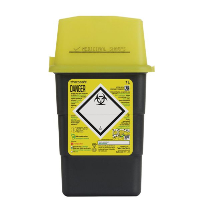 Collecteur de déchets Sharpsafe 1 L