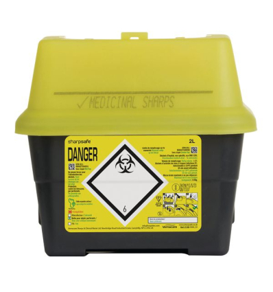 Collecteur de déchets Sharpsafe 2L