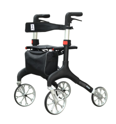 Rollator Manhattan Mobio 4 roues compact noir