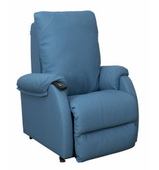 Fauteuil releveur 1 moteur Lux Innov Sa bleu lagon
