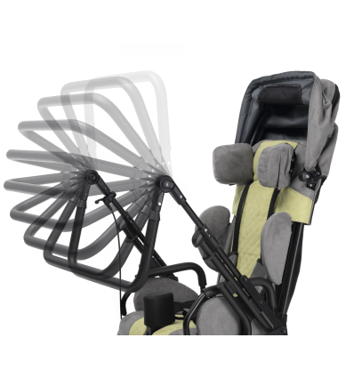 Réglage de la poussette pour enfant handicapé Gemini 2 Vermeiren