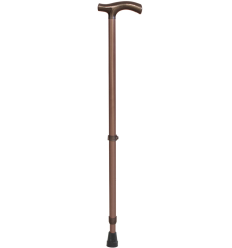 Canne de marche T Maginot dural réglable bronze herdegen