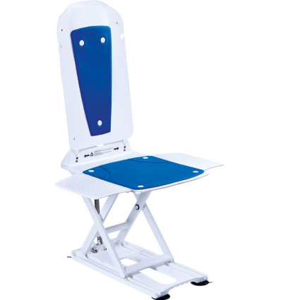Siège élévateur de bain Kanjo blanc et bleu