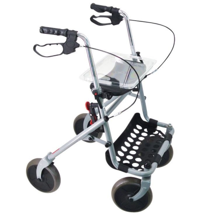 Déambulateur 4 roues léger et pliable Primo blanc