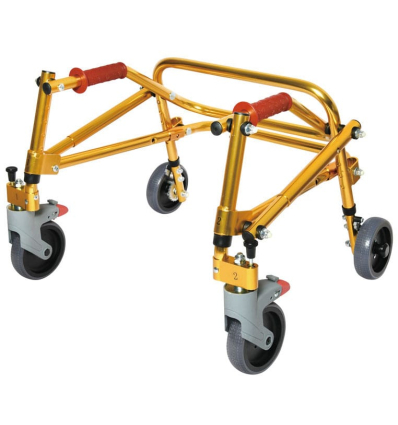 Déambulateur enfant 4 roues Nimbo taille 1 jaune