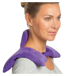 Couvre épaules chauffant à la lavande violet