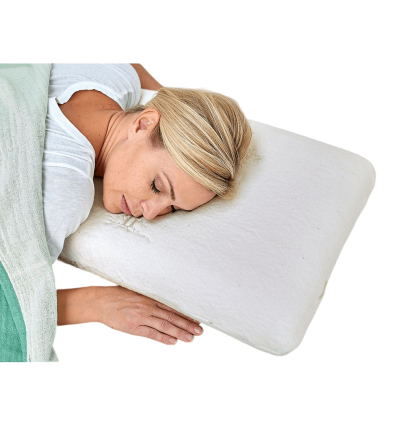 Oreiller ergonomique à mémoire de forme bambou