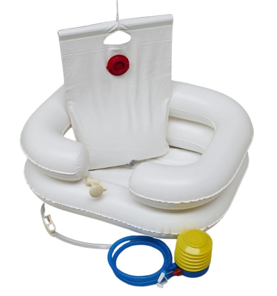 Poche de douche portable médicale pour bac à shampoing