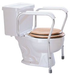 Cadre de toilette réglable Lumex avec accoudoirs