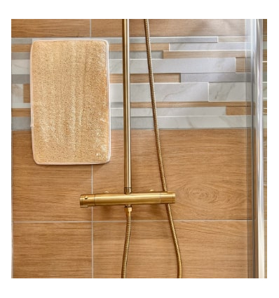 Gant mural exfoliant en fibres naturelles R.E.A.L