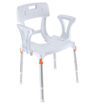 Chaise de douche avec accoudoirs Capri