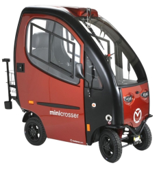 Scooter cabine 4 roues Mini Crosser X1 rouge