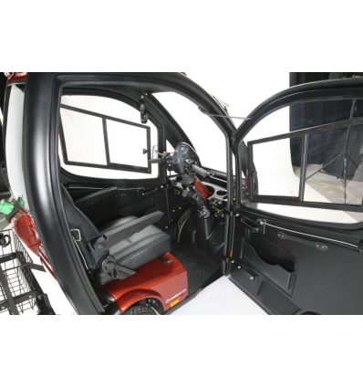 Intérieur du scooter cabine 4 roues Mini Crosser X1