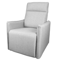 Fauteuil releveur électrique 1 moteur Bellagio tissu gris