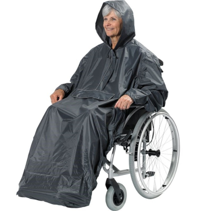 Protection de pluie complète pour fauteuil roulant