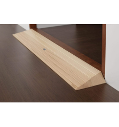 Rampe de seuil avec éclairage LED Mobio Ramp en bois