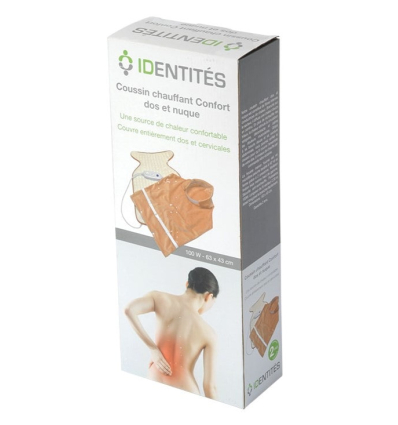 Coussin chauffant dos et nuque électrique