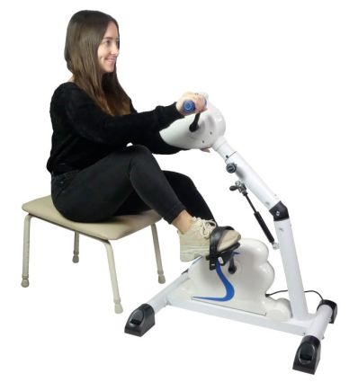 Pédalier d'exercice bras et jambes passif