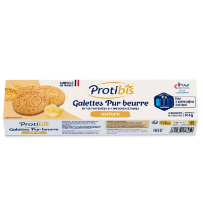 Galettes hyperprotéinées Protibis nature nestlé
