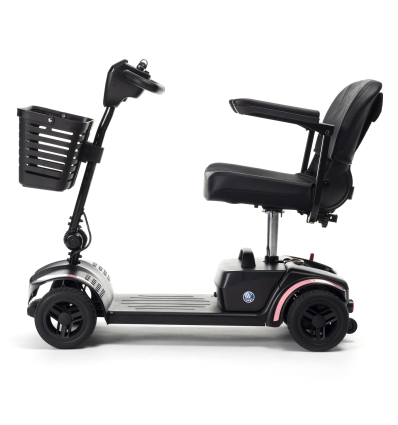 Scooter électrique handicapé 4 roues One+ Vermeiren rose