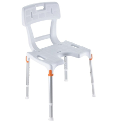 Chaise de douche Capri Plus avec découpe anatomique