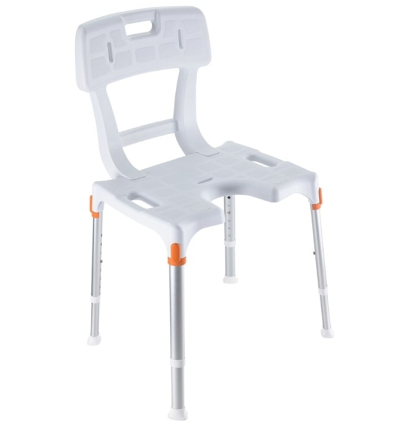 Chaise de douche Capri Plus avec découpe anatomique