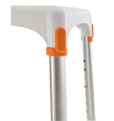 Chaise de douche Capri Plus avec découpe anatomique réglable en hauteur