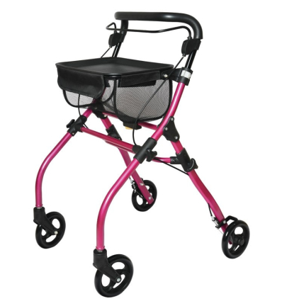 Déambulateur intérieur 4 roues Neo Dandy rose