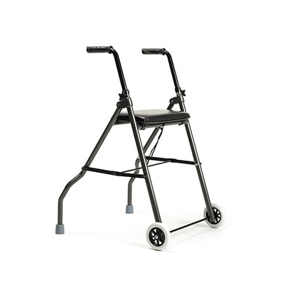 Déambulateur 2 roues ultra léger Twin-Light noir Vermeiren