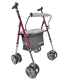 Déambulateur 4 roues léger Koala Giro rouge