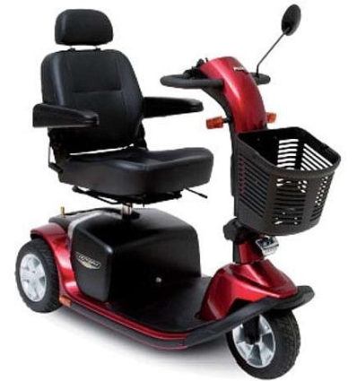 Scooter 3 roues électrique Victory DX rouge Pride Mobility