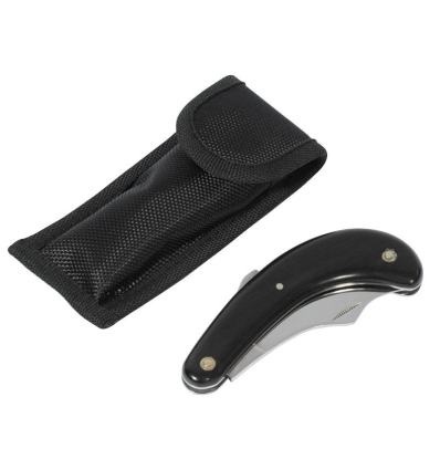 Couteau fourchette pliant avec étui