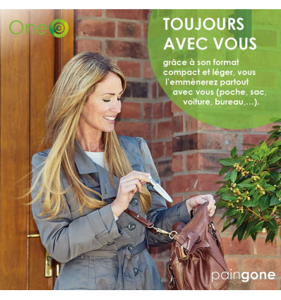 Stylo anti douleur Paingone One facile à transporter
