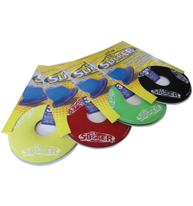 Anneau ventouse Sucker jaune, rouge, vert et noir