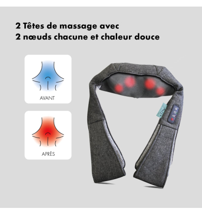 Ceinture massante et chauffante cou épaules Zen Matterhorn