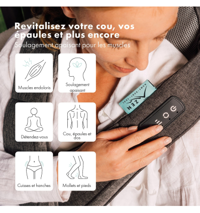 Ceinture massante et chauffante cou épaules Zen Matterhorn