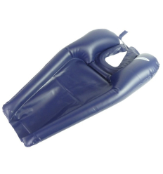 Bac à shampoing gonflable bleu